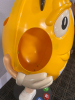 YELLOW M&M RETAIL DISPLAY STATUE #1 - 2
