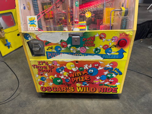 OSCAR'S WILD RIDE GUMBALL NOVELTY VENDING MACHINE