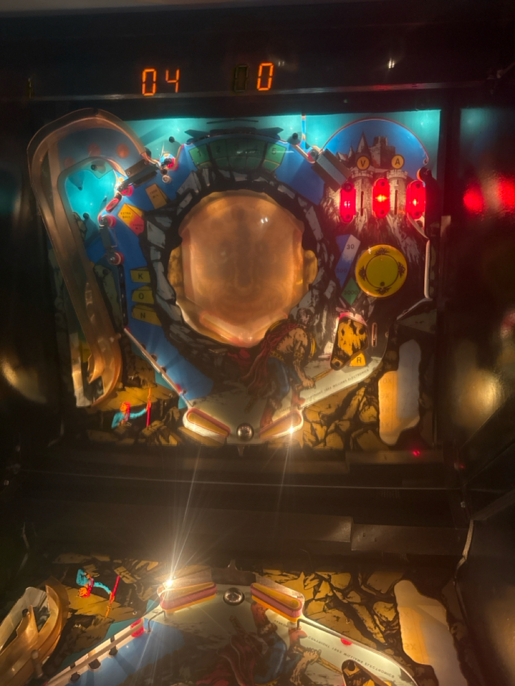 VARKON PINBALL ARCADE GAME WILLIAMS SUPER RARE!! WORKING L@@K!!
