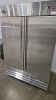 SABA TWO DOOR STAINLESS STEEL COMMERCIAL REACH IN FREEZER