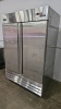 SABA TWO DOOR STAINLESS STEEL COMMERCIAL REACH IN FREEZER - 9