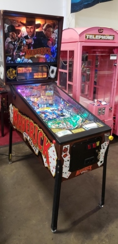 MAVERICK the MOVIE PINBALL MACHINE SEGA