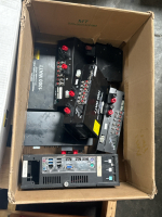 BOX LOT - ROWE AMI POWER AMP PARTS MISC