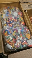 1 BOX LOT - TOYS MISC. TICKET REDEMPTION PRIZES PUZZLE BALLS