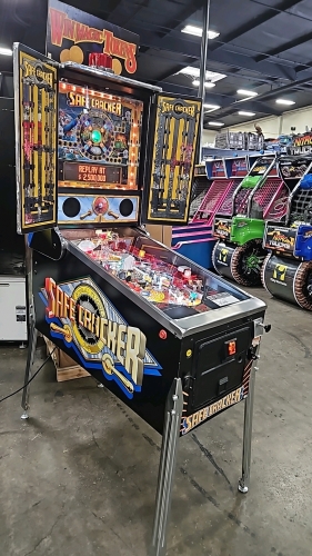 SAFE CRACKER PINBALL MACHINE RARE CONDITION!!MINTY COMPLETE STOCK L@@K!!