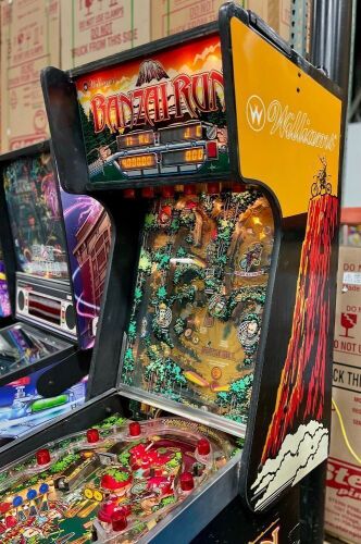 BANZAI RUN PINBALL MACHINE WILLIAMS 1988