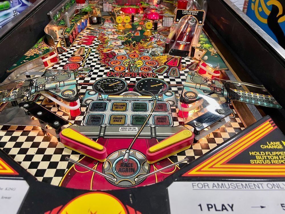 BANZAI RUN PINBALL MACHINE WILLIAMS 1988