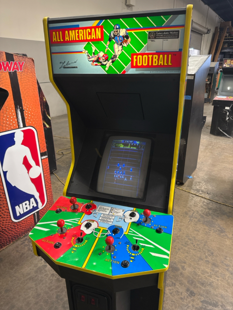 ALL AMERICAN FOOTBALL UPRIGHT ARCADE GAME