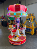 CAROUSEL 3 HORSE HAPPY CHILDHOOD RAINBOW PONY RIDE - 2