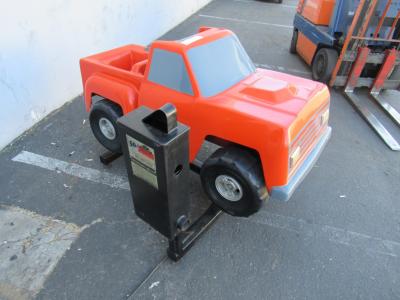 KIDDIE RIDE RED TRUCK RIDER