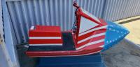 KIDDIE RIDE PATRIOT STARS & STRIPES JET SKI - 2