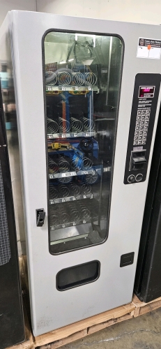SPIRAL VENDING SNACK MACHINE FSI GREY MODEL 3132