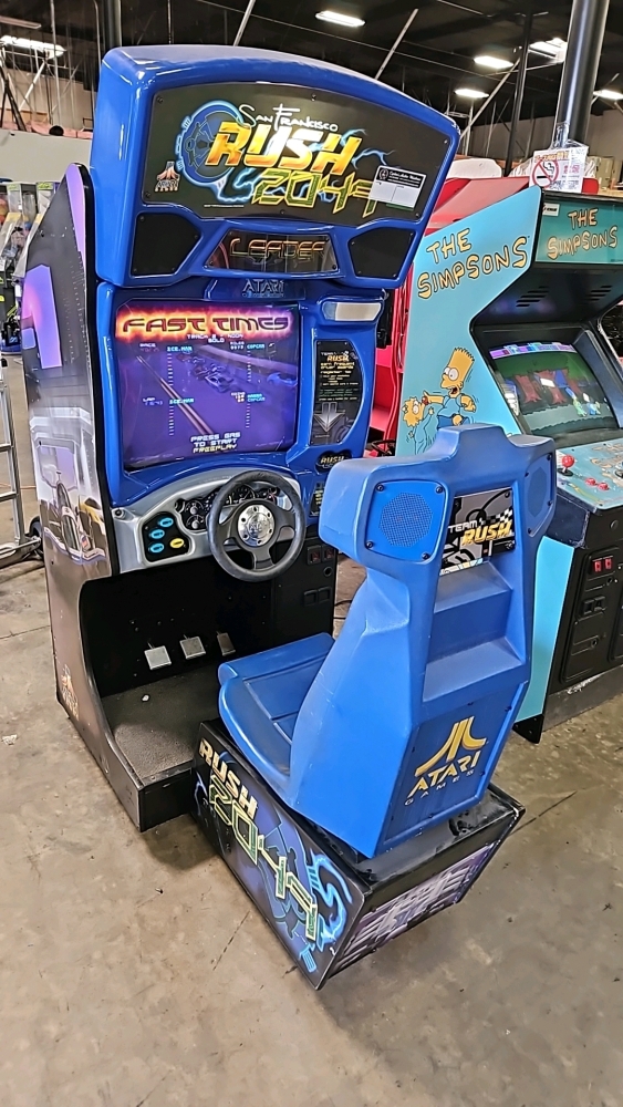 RUSH 2049 RACING SITDOWN ARCADE GAME ATARI