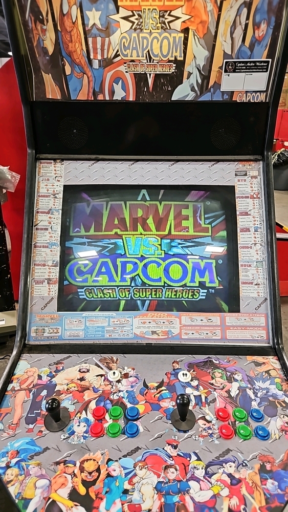 MARVEL VS CAPCOM BIG BLUE ARCADE GAME CAPCOM