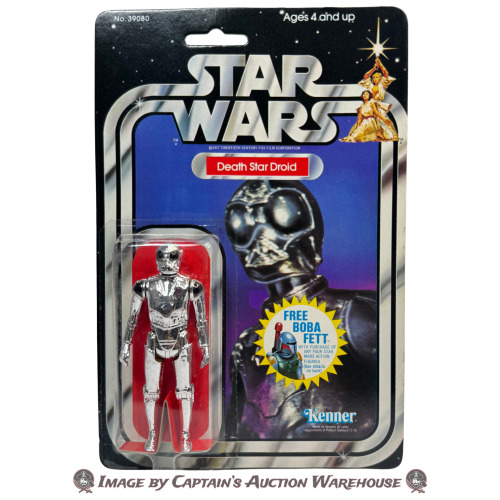 STAR WARS DEATH STAR DROID KENNER 1977 20-BACK ACTION FIGURE