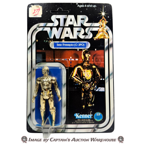 STAR WARS SEE-THREEPIO (C-3PO) KENNER 1977 ACTION FIGURE
