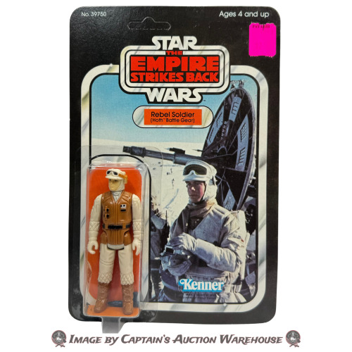 STAR WARS:THE EMPIRE STRIKES BACK REBEL SOLDIER (HOTH BATTLE GEAR) KENNER 1980 ACTION FIGURE