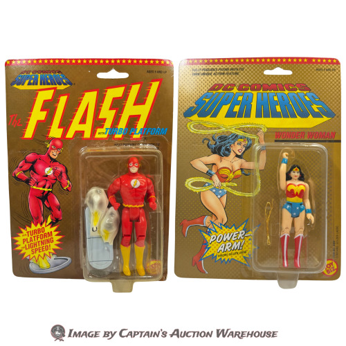 TOY BIZ DC COMICS SUPER HEROES: THE FLASH & WONDER WOMAN 1989 GROUP