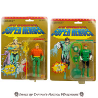 TOY BIZ DC COMICS SUPER HEROES: AQUAMAN & GREEN LANTERN 1989 GROUP