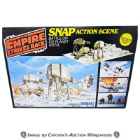 STAR WARS: EMPIRE STRIKES BACK-BATTLE ON ICE PLANET HOTH SNAP MPC SEALED MODEL KIT 1981