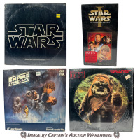 STAR WARS LASER DISC, VINYL & VHS VINTAGE MEDIA LOT