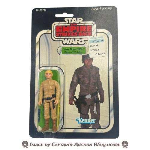 STAR WARS:THE EMPIRE STRIKES BACK LUKE SKYWALKER (BESPIN FATIGUES) KENNER 1980 ACTION FIGURE