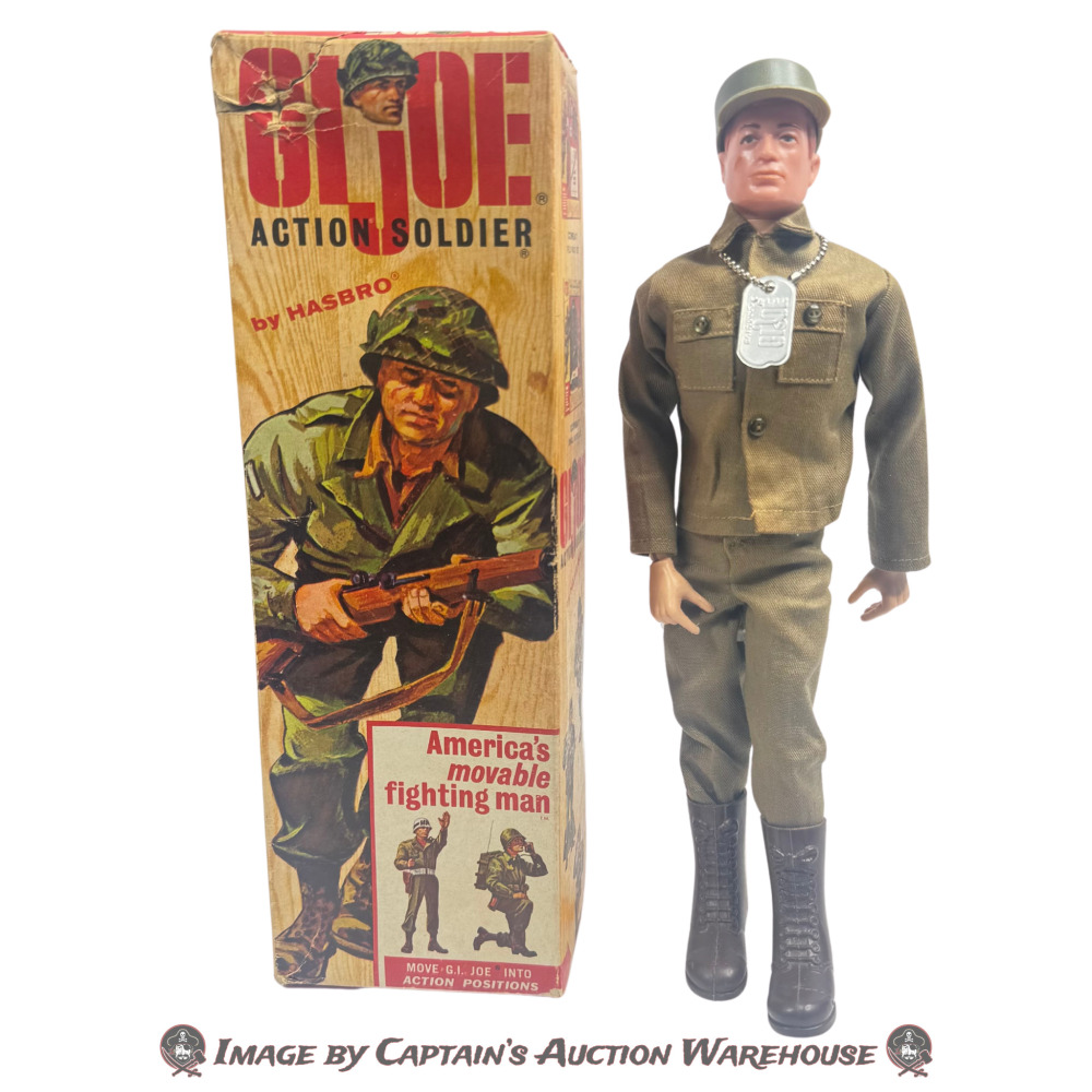 ORIGINAL 1964 GI JOE ARMY ACTION FIGURE WITH BOX ORIGINAL 1964 GI JOE ARMY ACTION FIGURE WITH BOX