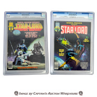 STAR-LORD CGC GRADED MARVEL COMIC BOOK LOT