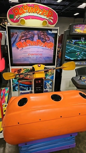 RAPID RIVER DELUXE 50 SIT DOWN MOTION ARCADE GAME NAMCO 1997