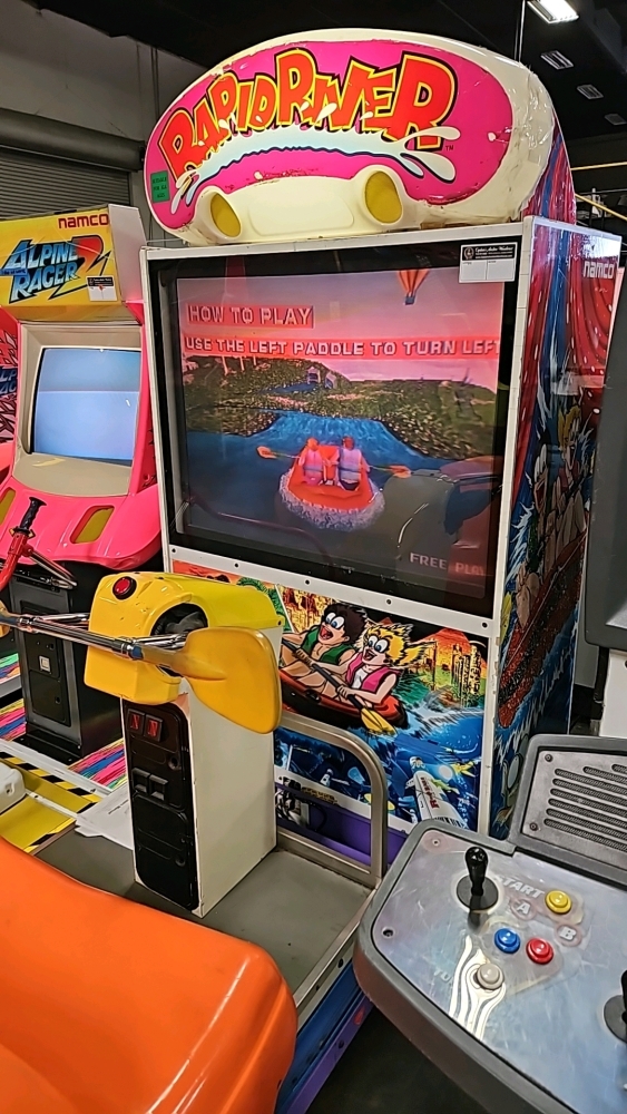 RAPID RIVER DELUXE 50 SIT DOWN MOTION ARCADE GAME NAMCO 1997