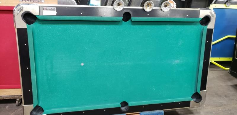 POOL TABLE 7' DYNAMO SLATE TOP COIN OP