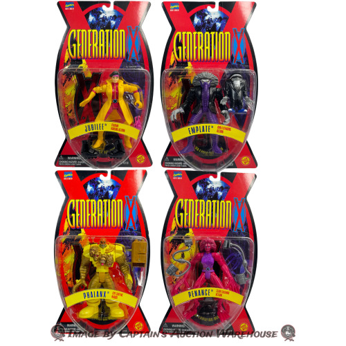 TOY BIZ MARVEL COMICS: GENERATION X ACTION FIGURE LOT 1995