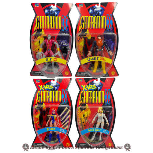 TOY BIZ MARVEL COMICS: GENERATION X ACTION FIGURE LOT 1995