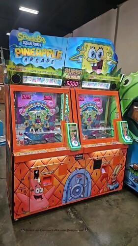 SPONGEBOB PINEAPPLE ARCADE PUSHER CARD REDEMPTION GAME