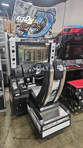 INITIAL D8 SINGLE RACING ARCADE GAME SEGA #2