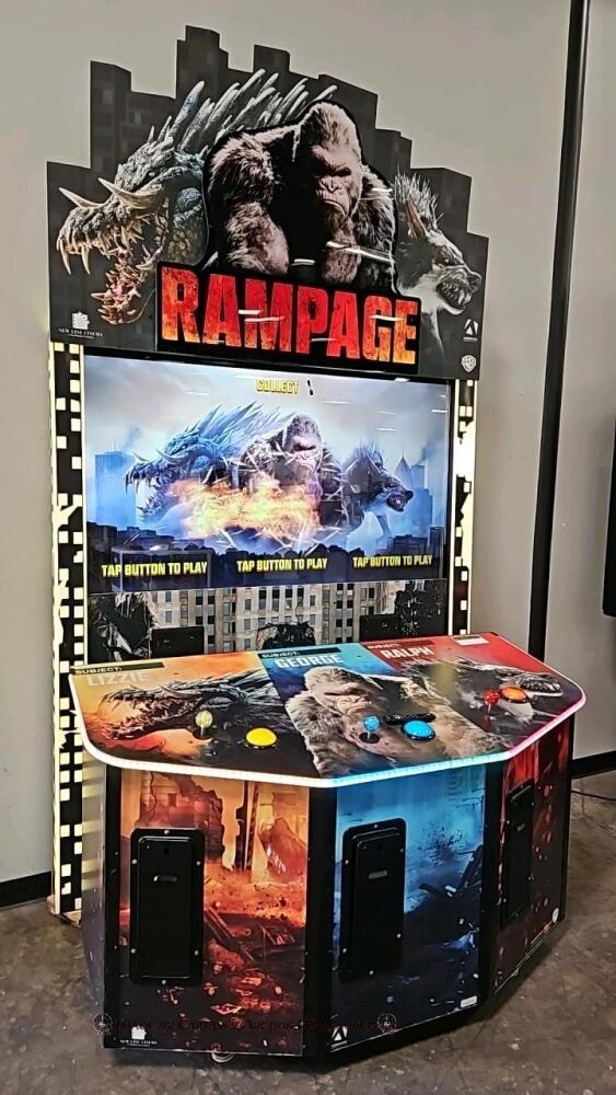 RAMPAGE DELUXE ARCADE GAME ADRENALINE AMUSEMENT