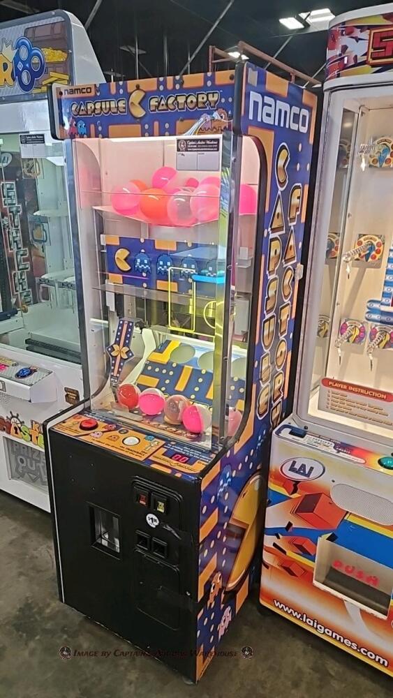 CAPSULE FACTORY 4 CAPSULE PRIZE REDEMPTION ARCADE GAME