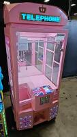 LONDON PHONE BOOTH PLUSH CLAW CRANE MACHINE