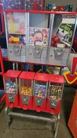 7 HEAD BULK CANDY CAPSULE VENDING RACK