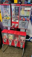 6 BULK HEAD + DUAL STICKER VENDING MACHINE BULK VENDING