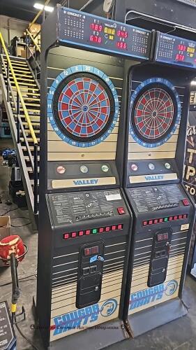 VALLEY COUGAR HS-60 DARTBOARD UPRIGHT COIN-OP