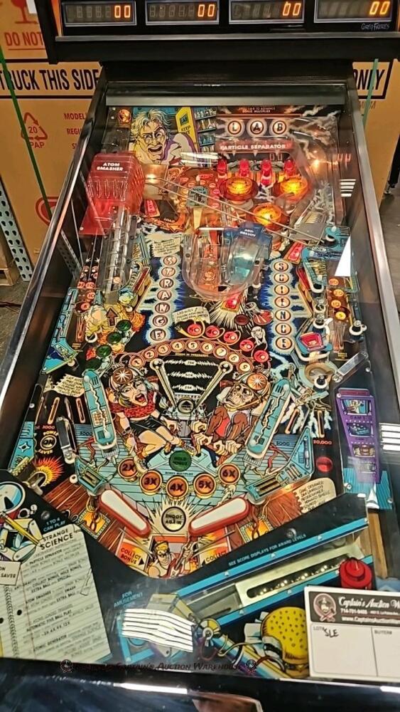 STRANGE SCIENCE PINBALL MACHINE by BALLY 1986
