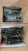 2 BOX LOT - MISC ARCADE GAME PCB'S