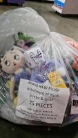 1 LOT- BAG OF PLUSH ASSTD. BRAND NEW