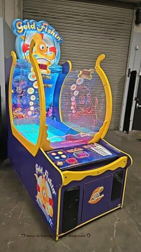GOLD FISHIN' DELUXE TICKET REDEMPTION ARCADE GAME by ICE