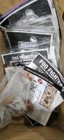 1 BOX LOT- PINBALL MANUALS, MISC.