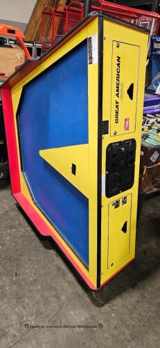 BOOM-A-RANG AIR HOCKEY TABLE W/ SIDE SCORING COIN OP