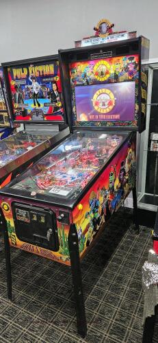 GUNS N' ROSES STANDARD EDITION (SE) PINBALL MACHINE W/ SOLD OUT TOPPER