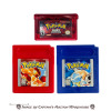 POKÉMON RED & BLUE VERSIONS NINTENDO GAME BOY W/ POKÉMON RUBY VERSION GBA