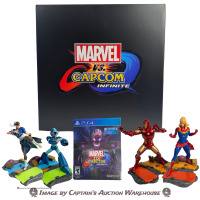 MARVEL VS. CAPCOM: INFINITE COLLECTOR’S EDITION (PS4) WITH FIGURINES & BOX